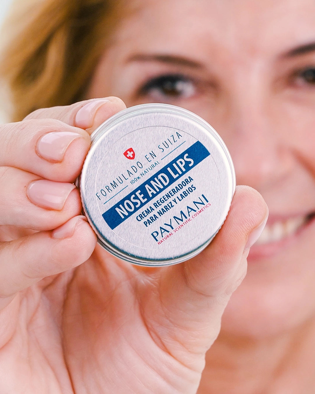 Creme para nariz e lábios. Bálsamo reparador para lábios e nariz 15 ml