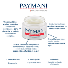 Load image into Gallery viewer, PAYMANI ESSENTIALS, DRY SKIN. Recovers elasticity, luminosity and beauty of the face and body.
